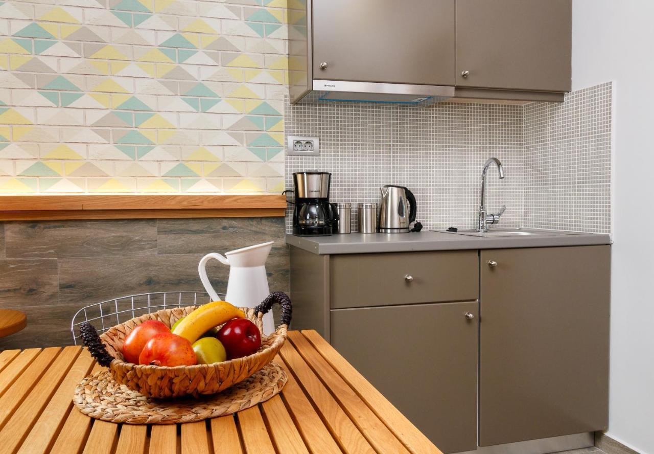 Rigas City Apartment - Green Hriszí Aktí Haniá Kültér fotó